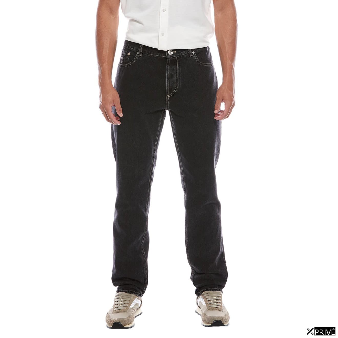Jeans bleu en Coton — 1