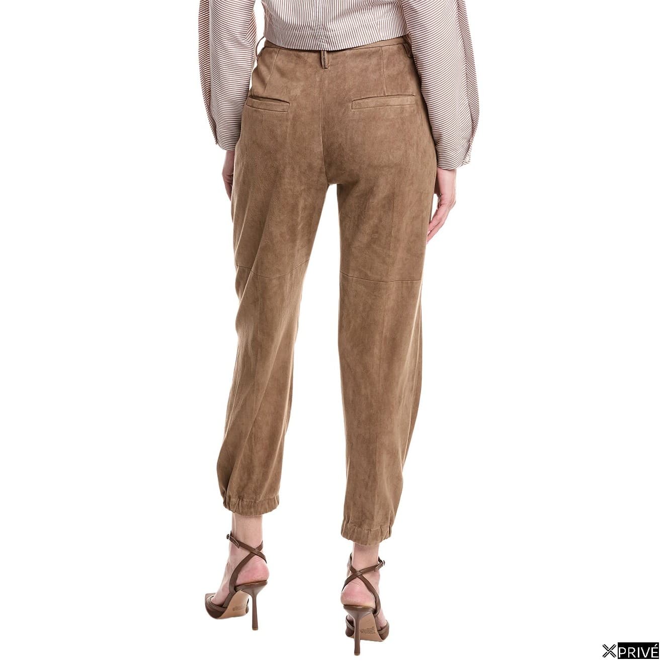 Brown Leather Pants — 2