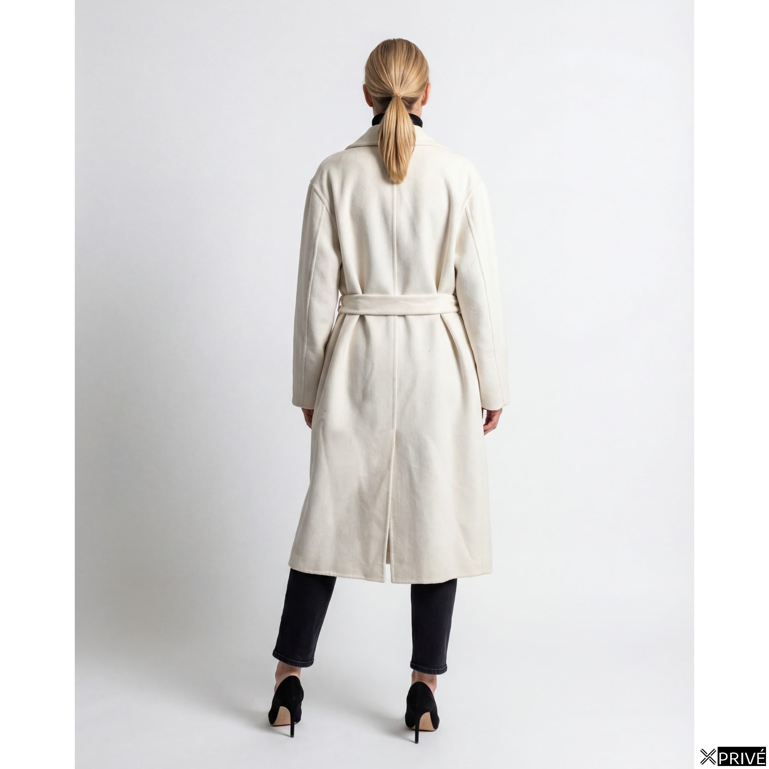 White Cashmere Coat — 2