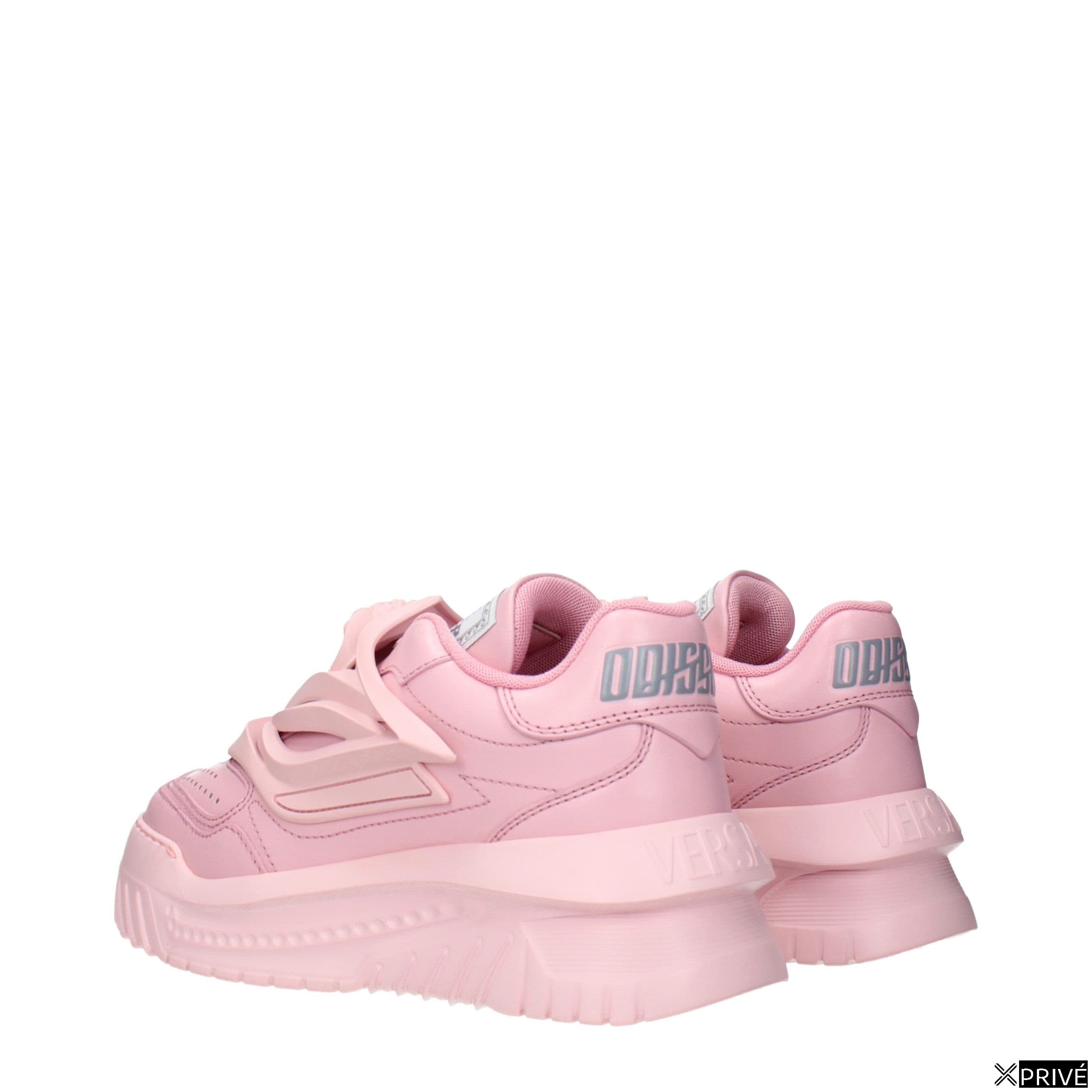 Chaussures de sport roses en Cuir — 4