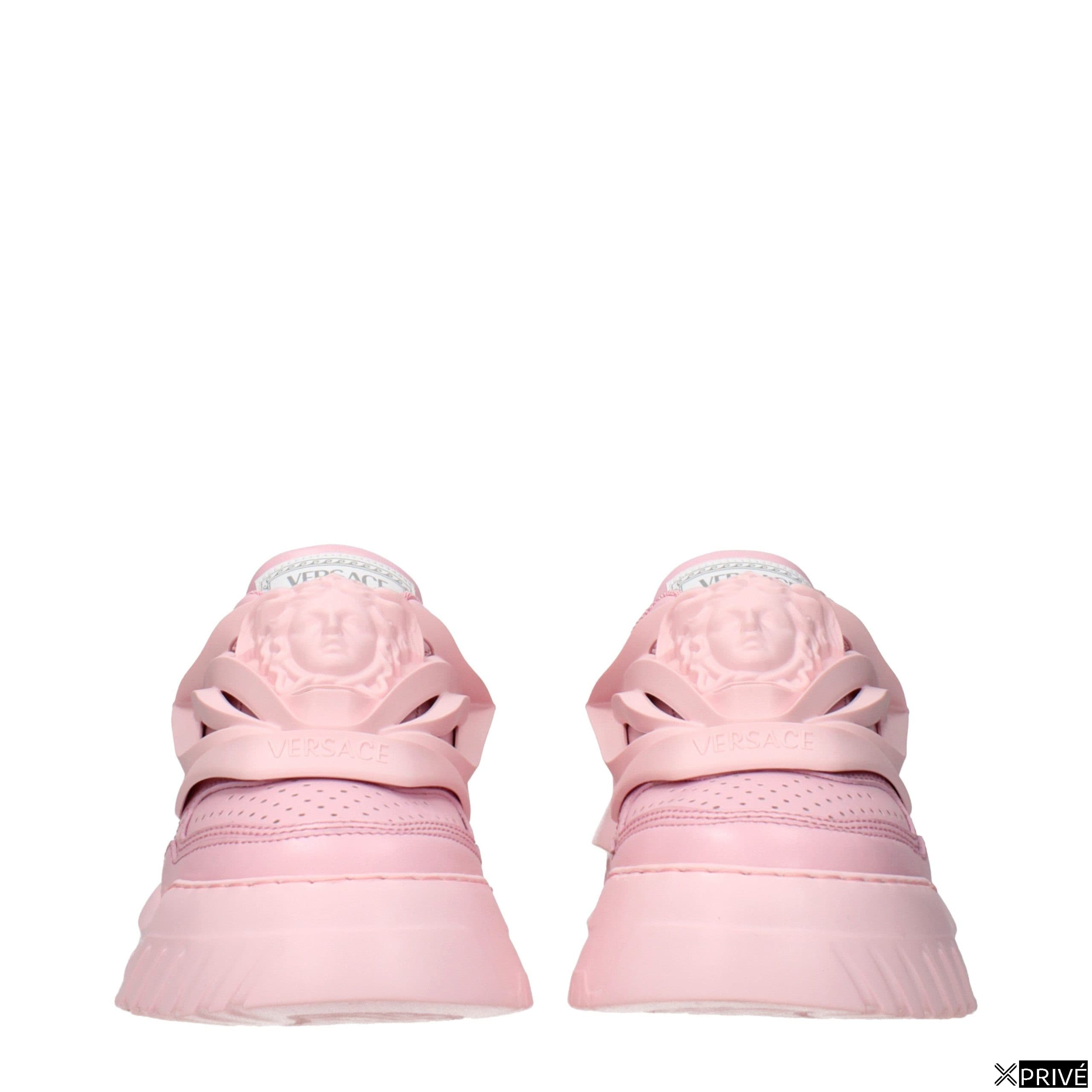 Chaussures de sport roses en Cuir — 3