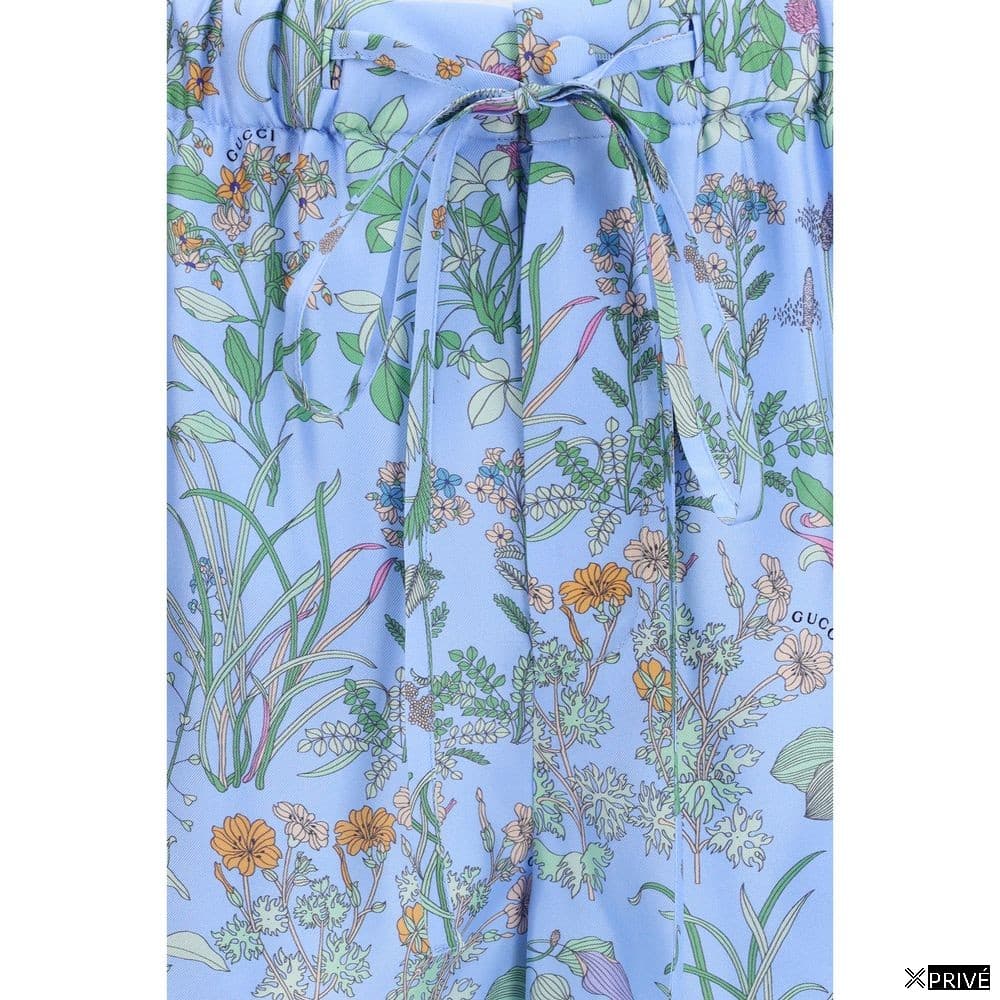 Short bleu en Soie — 3