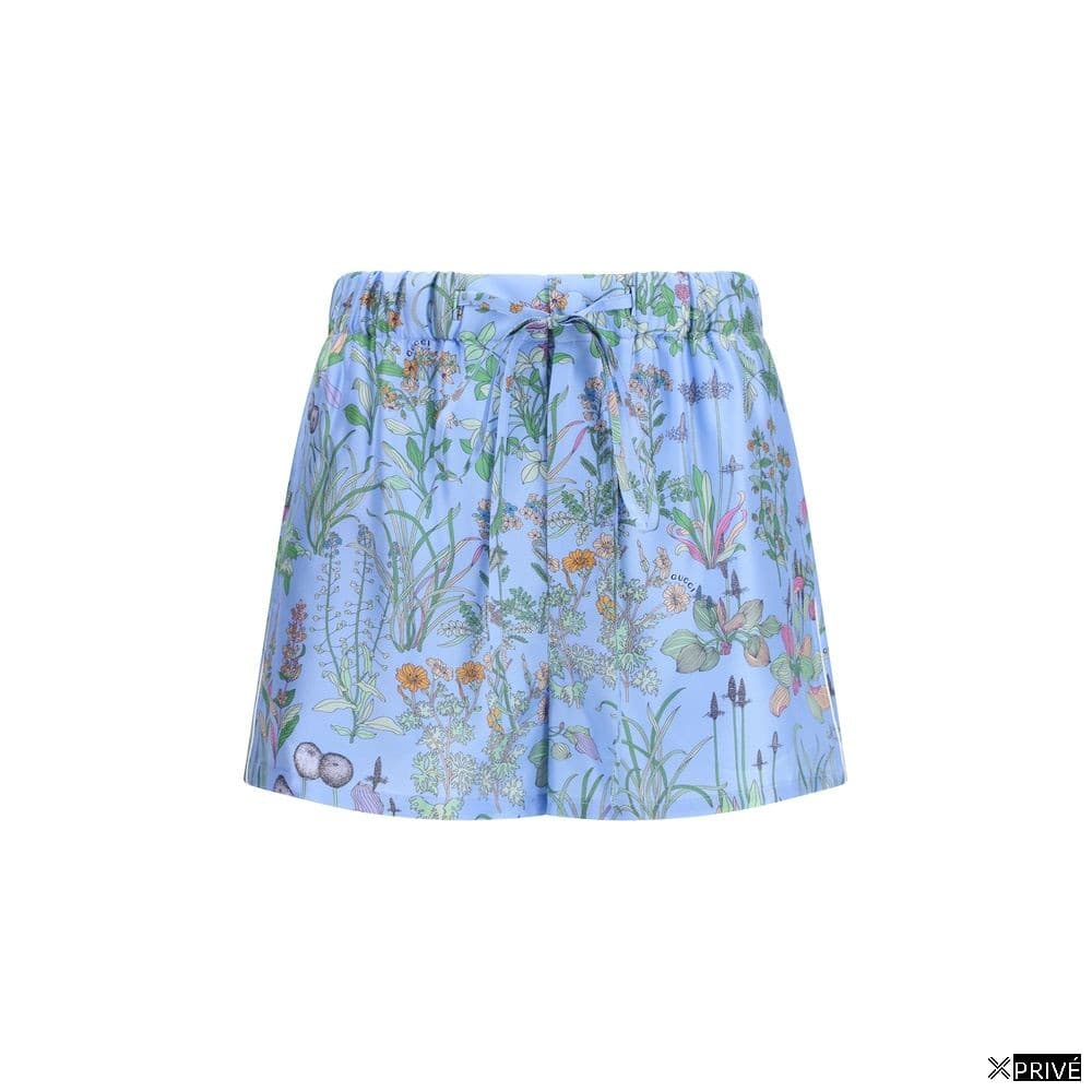 Short bleu en Soie — 1