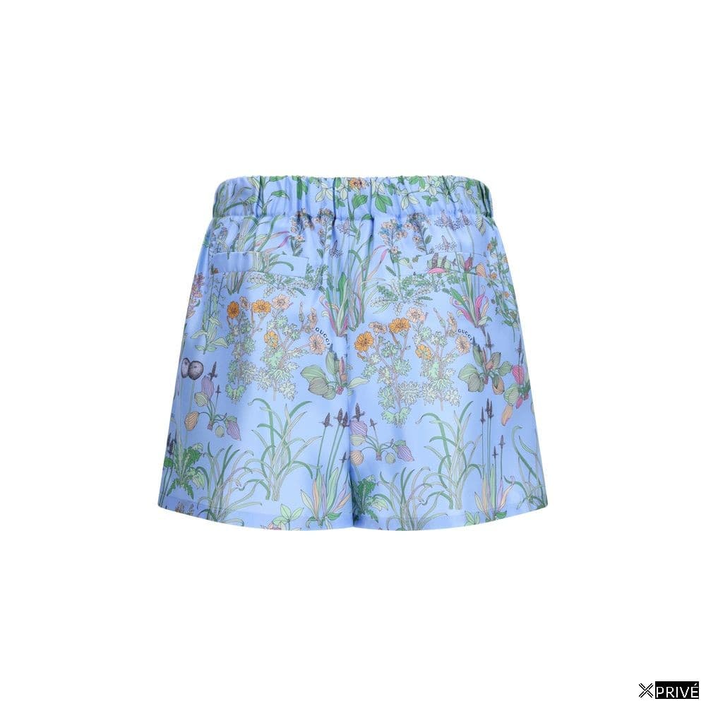 Short bleu en Soie — 2