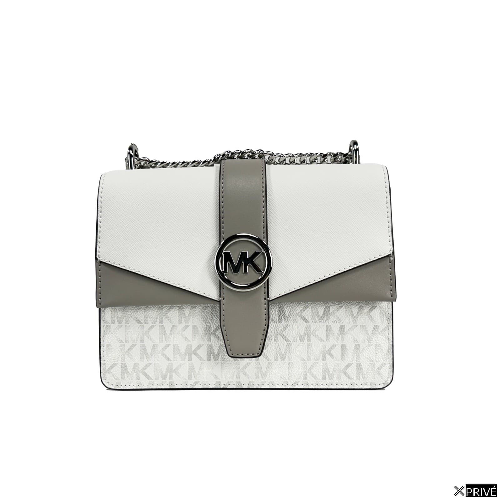 Sac porté croisé argenté en PVC — 1