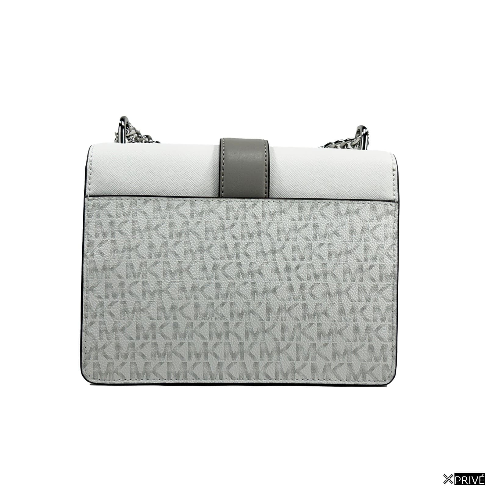 Sac porté croisé argenté en PVC — 3