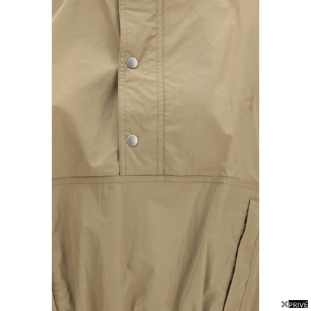 Beige Polyester Shell Jacket — 3