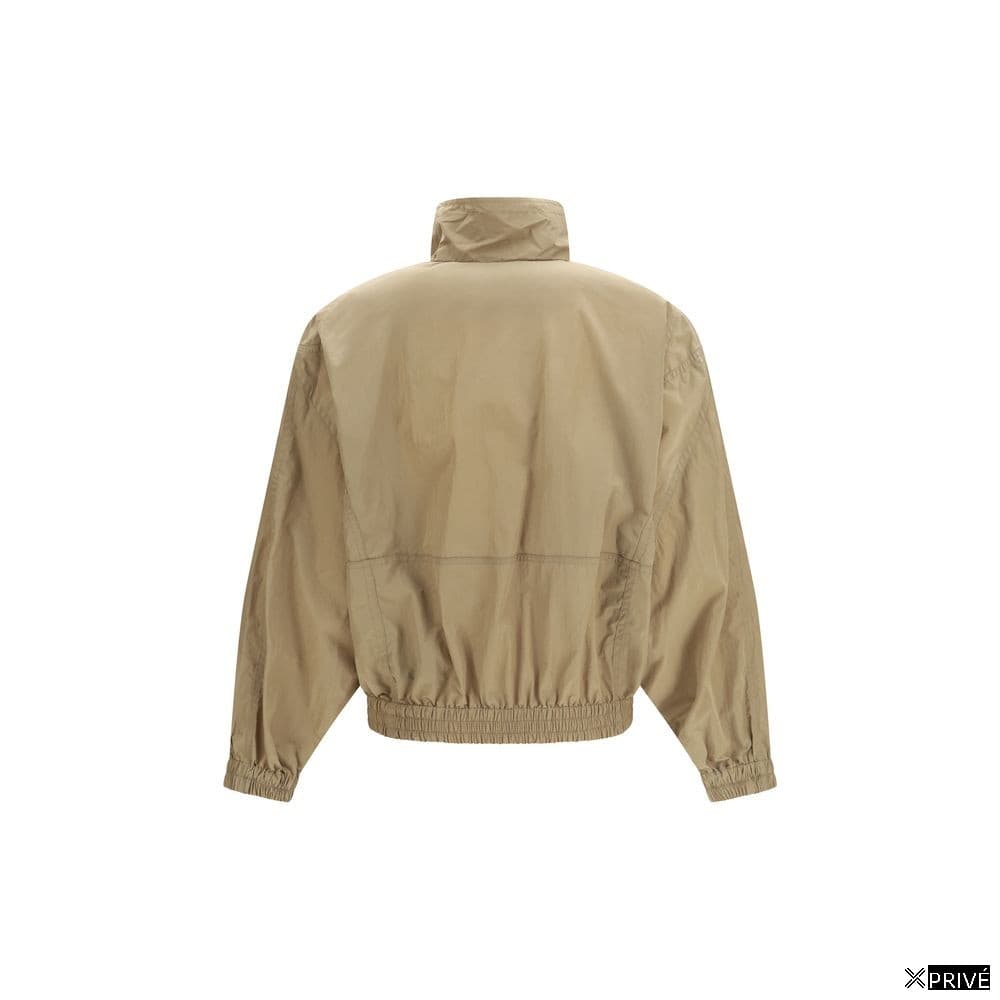 Beige Polyester Shell Jacket — 2