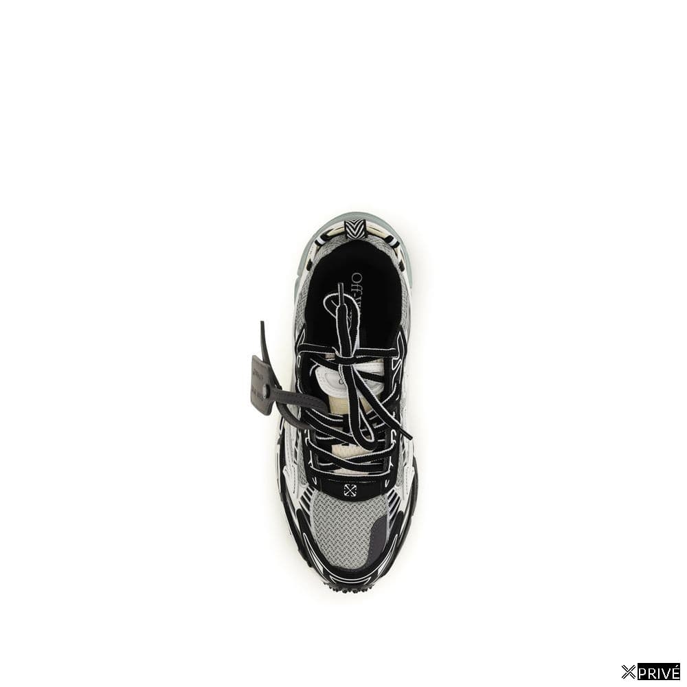 Gray Polyurethane Athletic Sneakers — 4