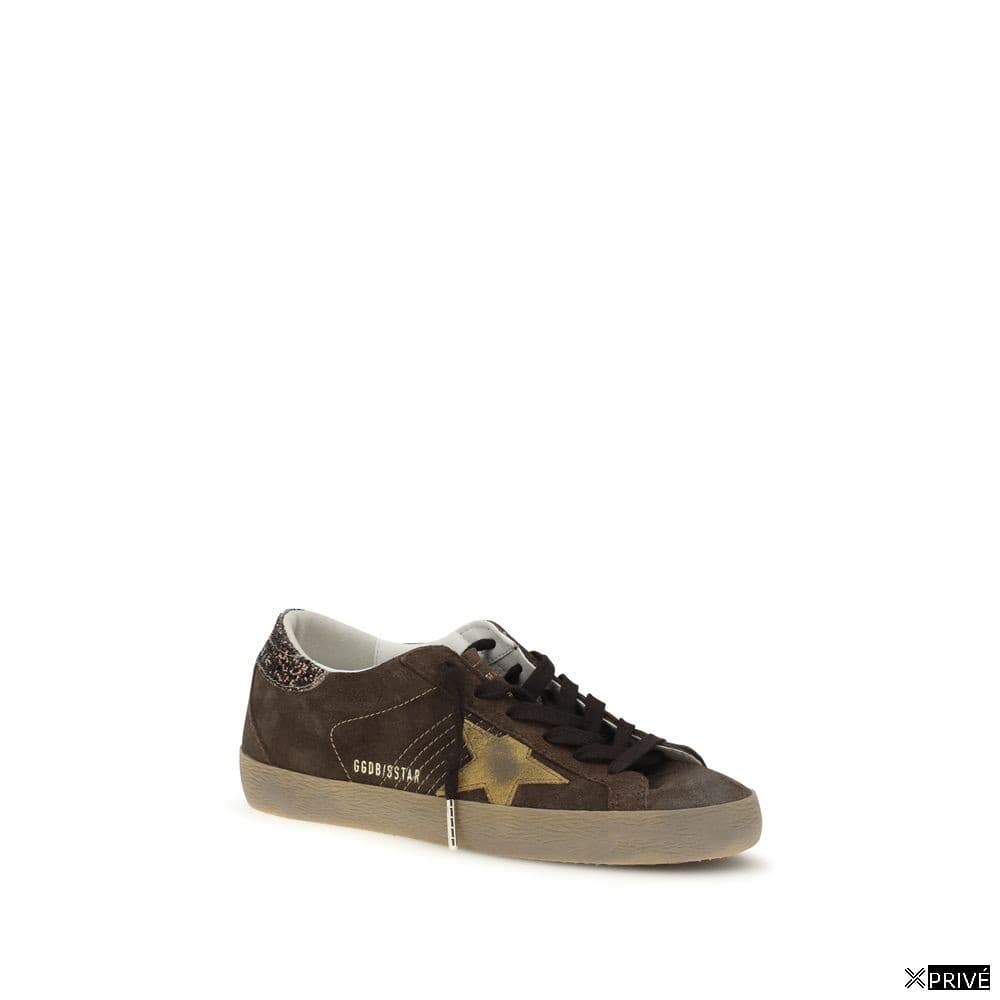 Brown Calf Leather Bos Taurus Low Top Sneakers — 2