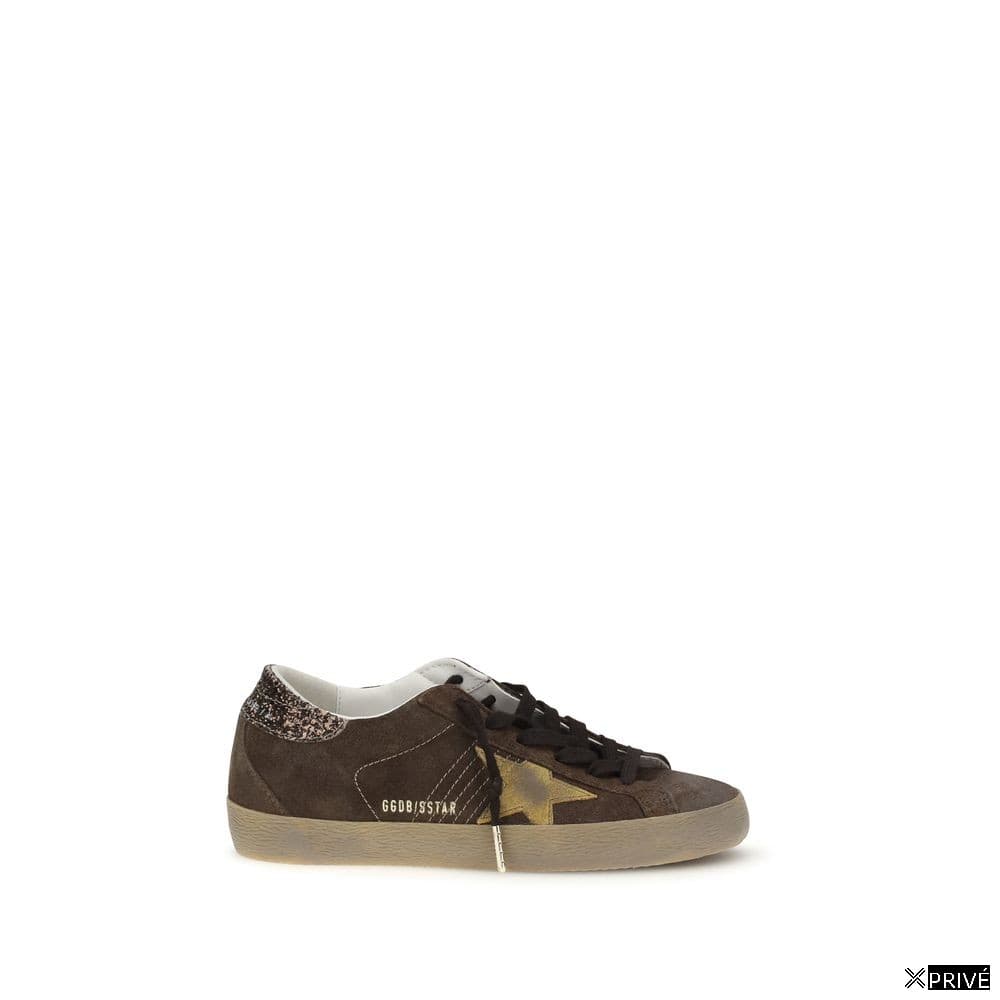 Brown Calf Leather Bos Taurus Low Top Sneakers — 1