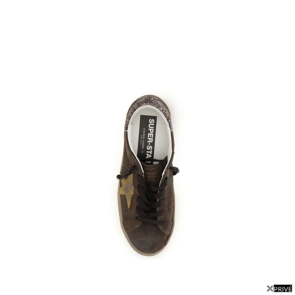 Brown Calf Leather Bos Taurus Low Top Sneakers — 4