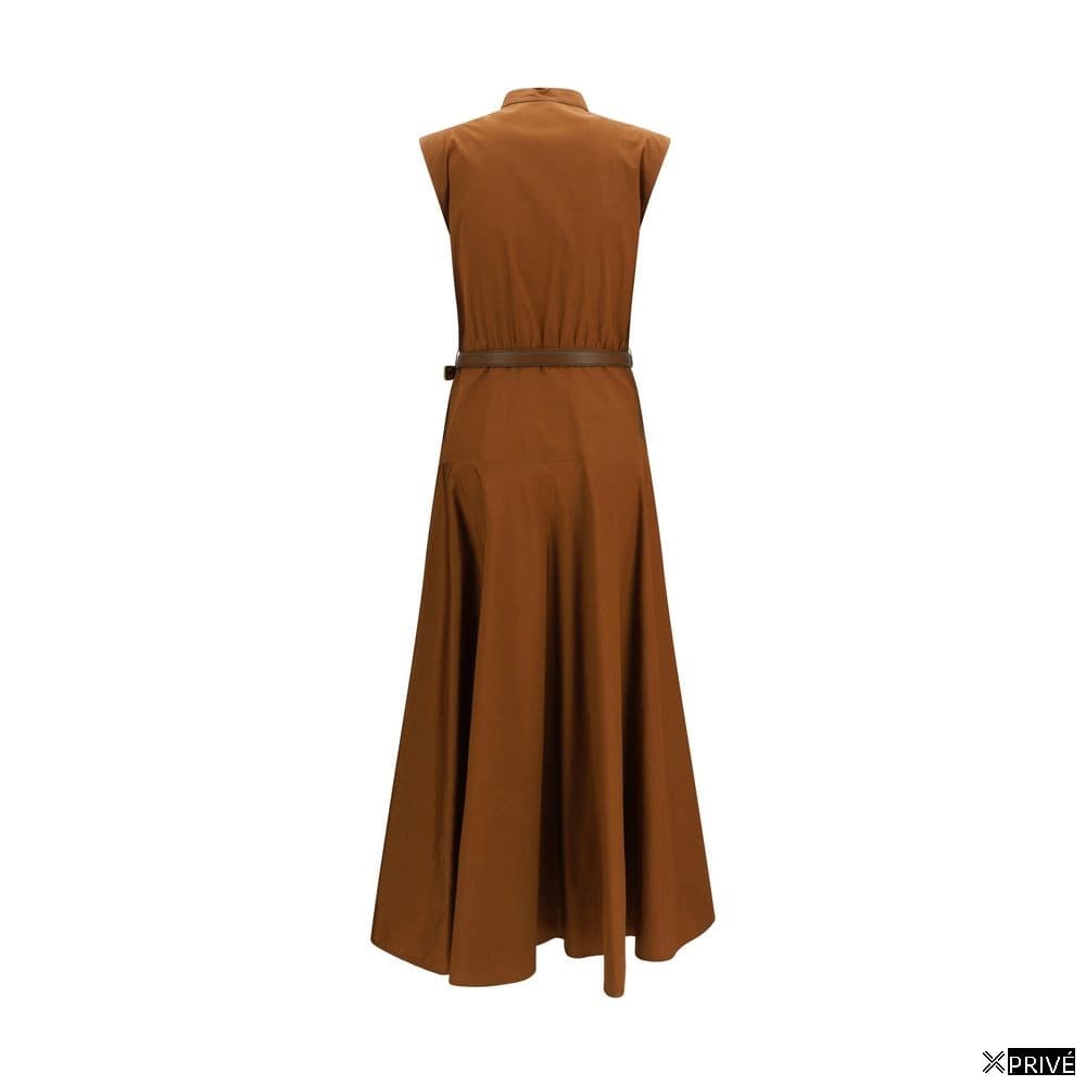 Robe brune en Coton — 2