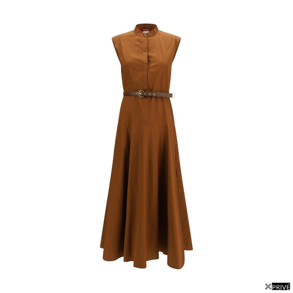 Robe brune en Coton — 1
