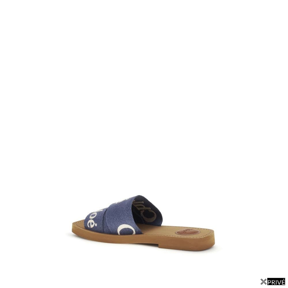Sandales bleues en Coton — 3