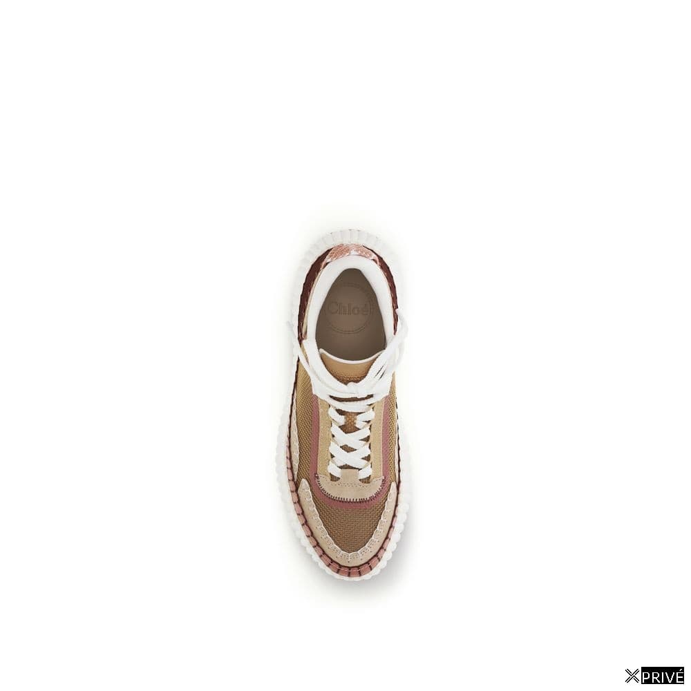 Chaussures de sport brunes en Polyester — 4