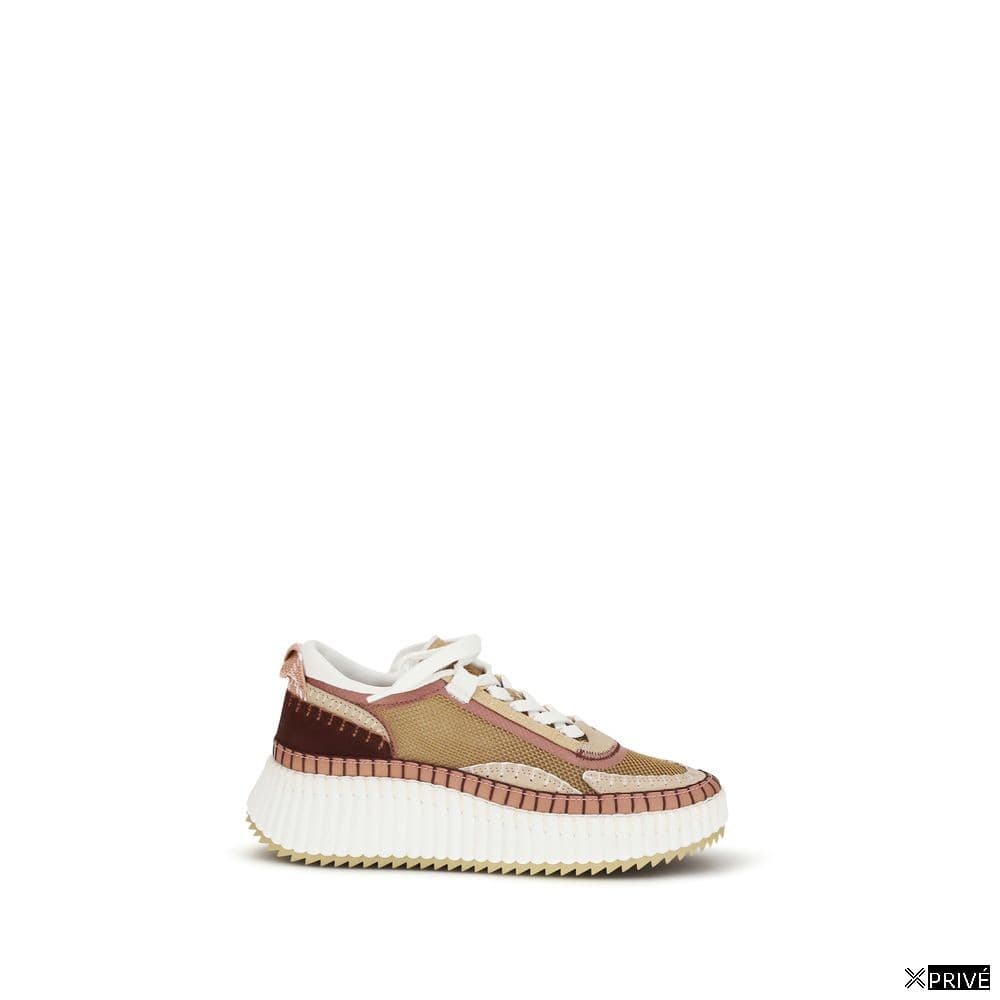 Chaussures de sport brunes en Polyester — 1