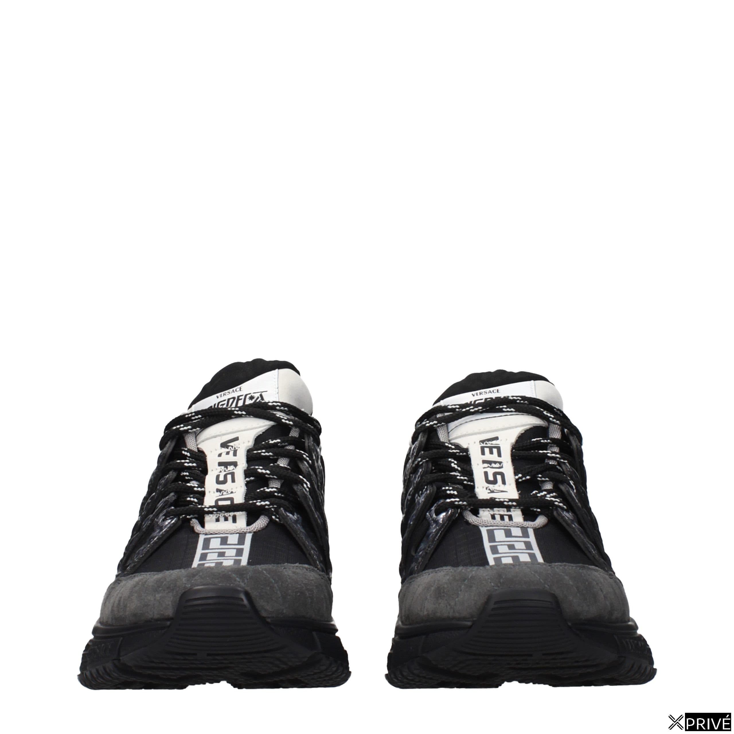 Chaussures de sport noires en Tissu — 3