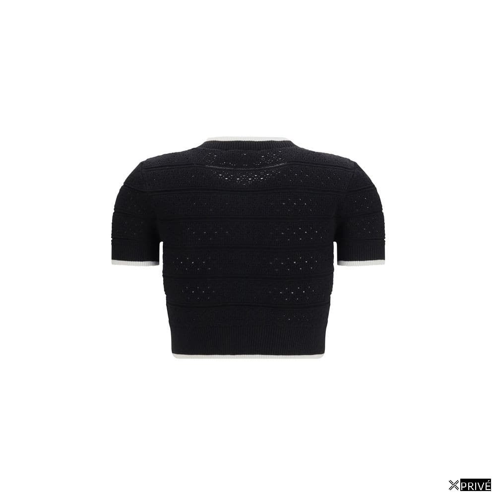 Top noir en Coton — 2