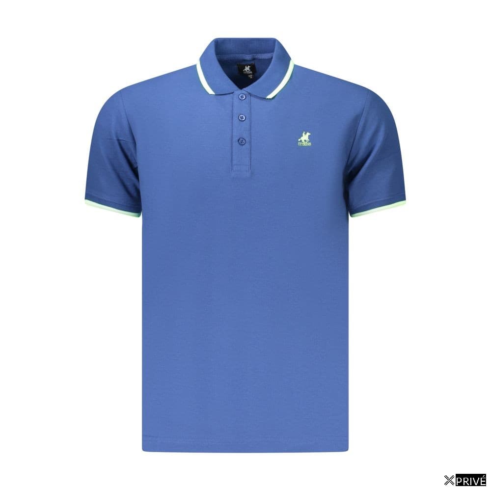 Polo bleu en Coton — 1