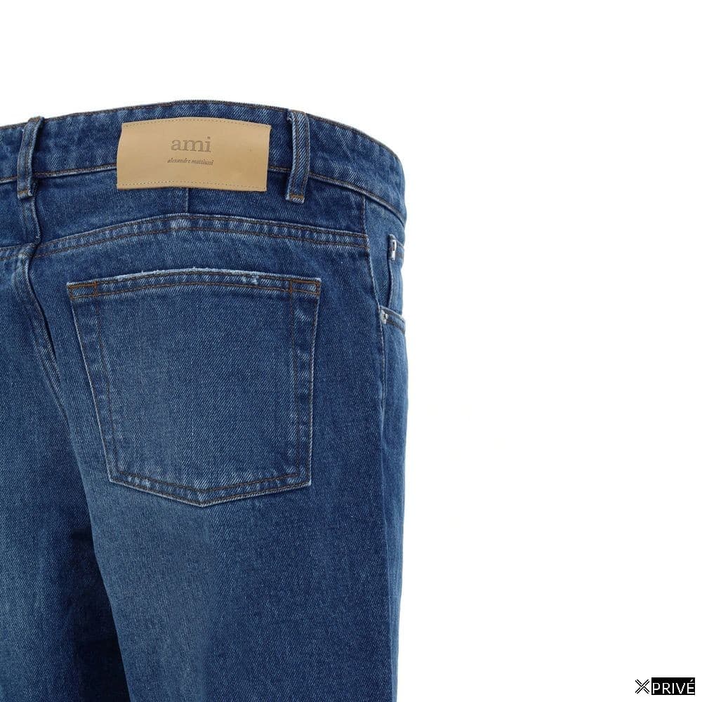 Jeans bleu en Coton — 3