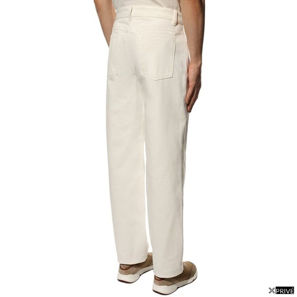 Jeans blanc en Coton — 3
