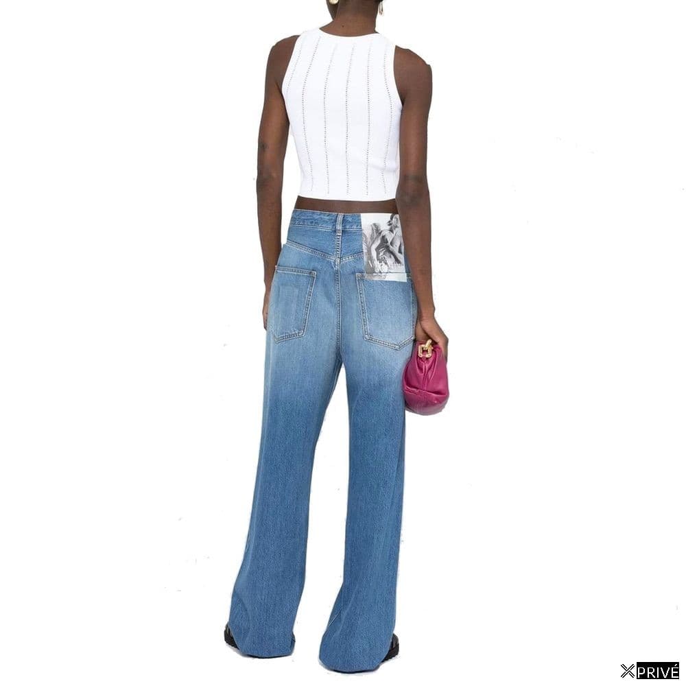 Jeans bleu en Coton — 3