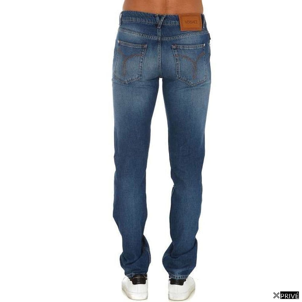 Jeans bleu en Coton — 3