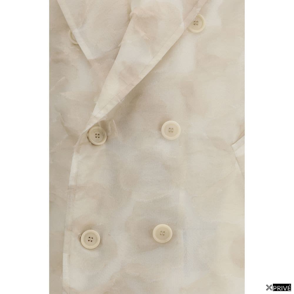 Veste beige en Soie — 3