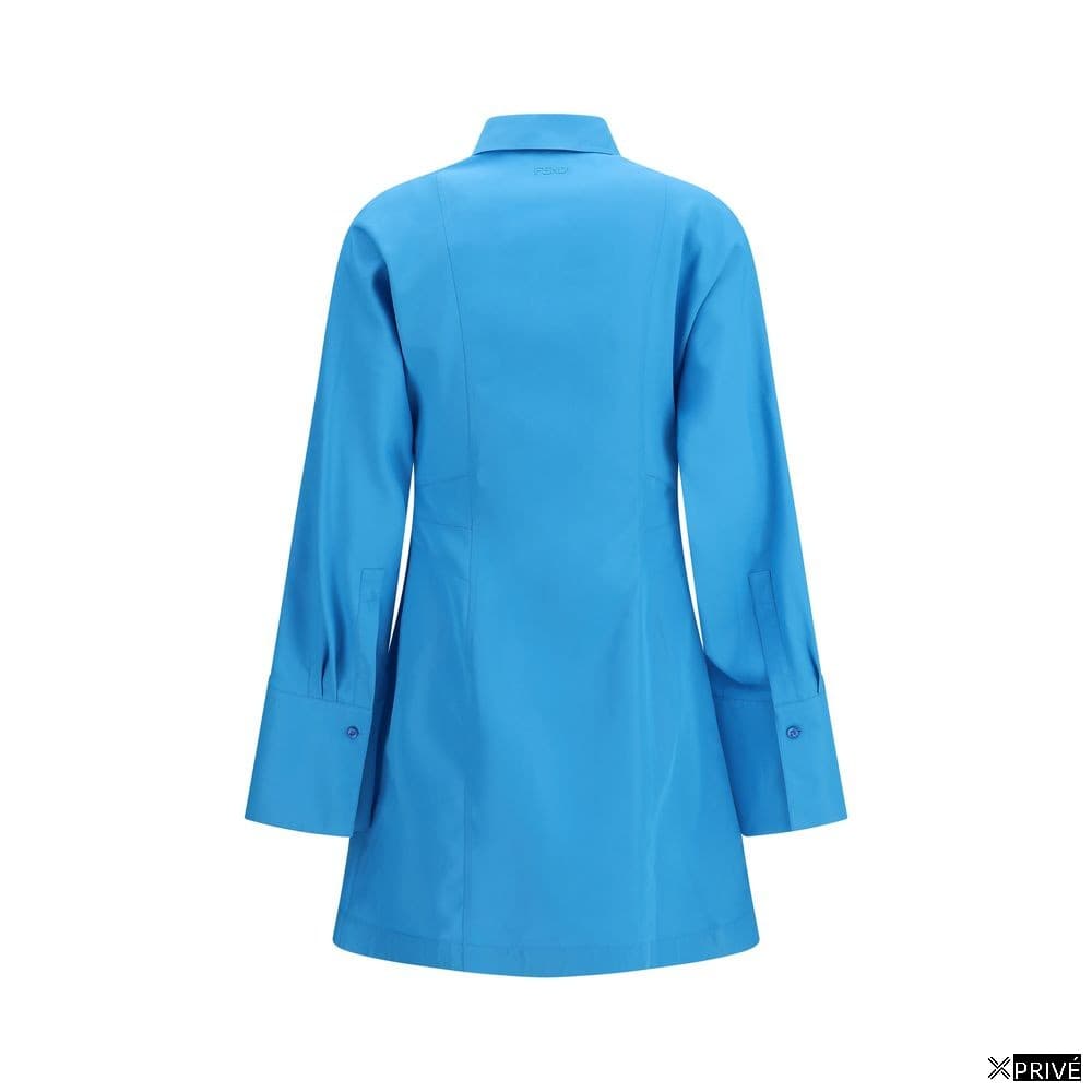 Robe bleue en Viscose — 2