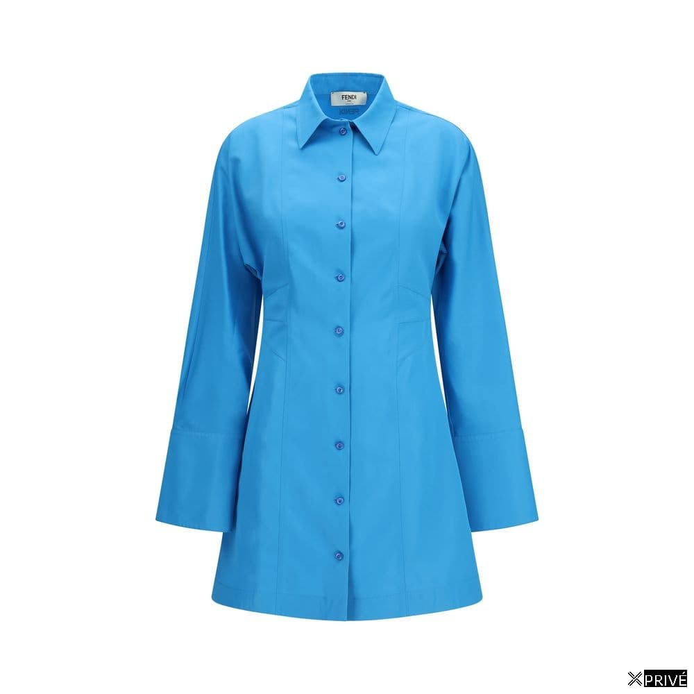 Robe bleue en Viscose — 1