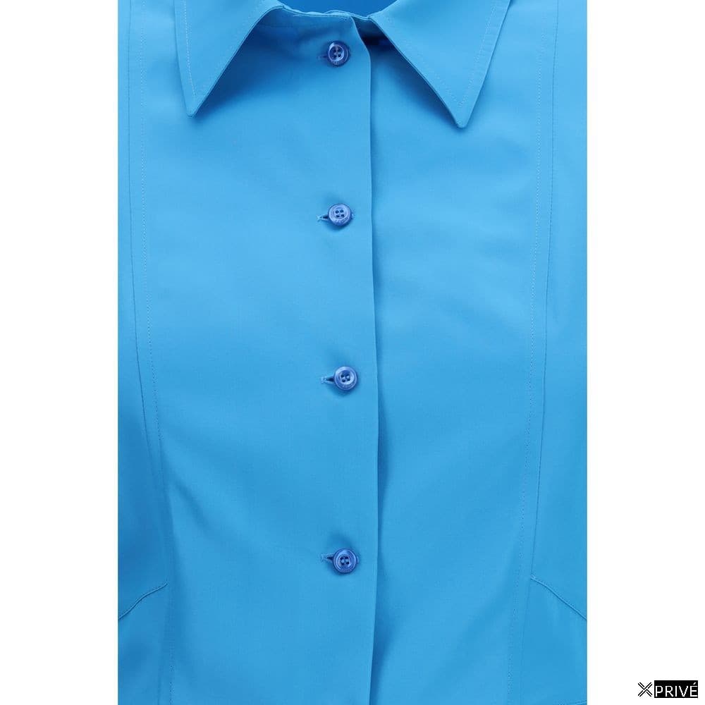 Robe bleue en Viscose — 3