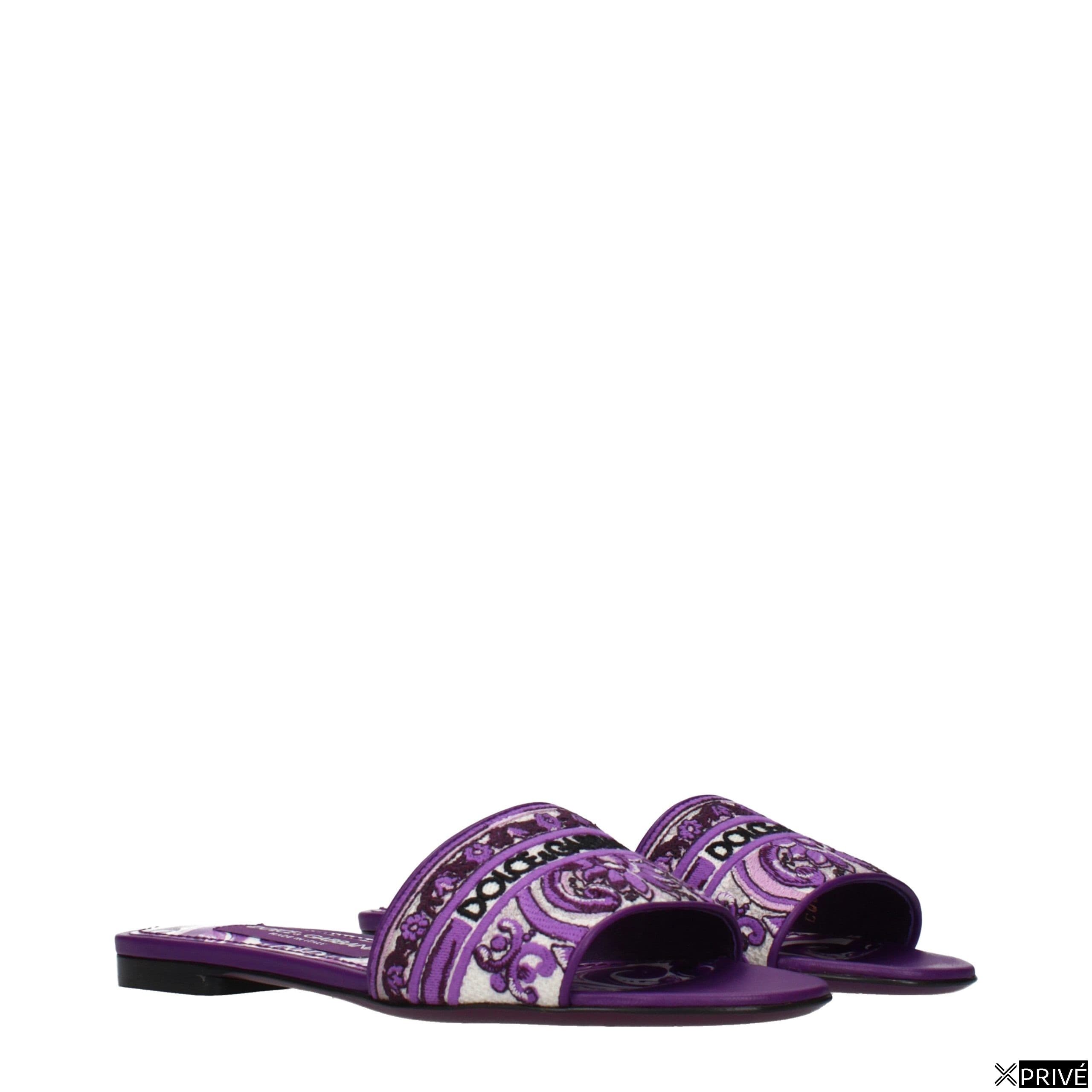 Sandales violettes en Tissu — 2