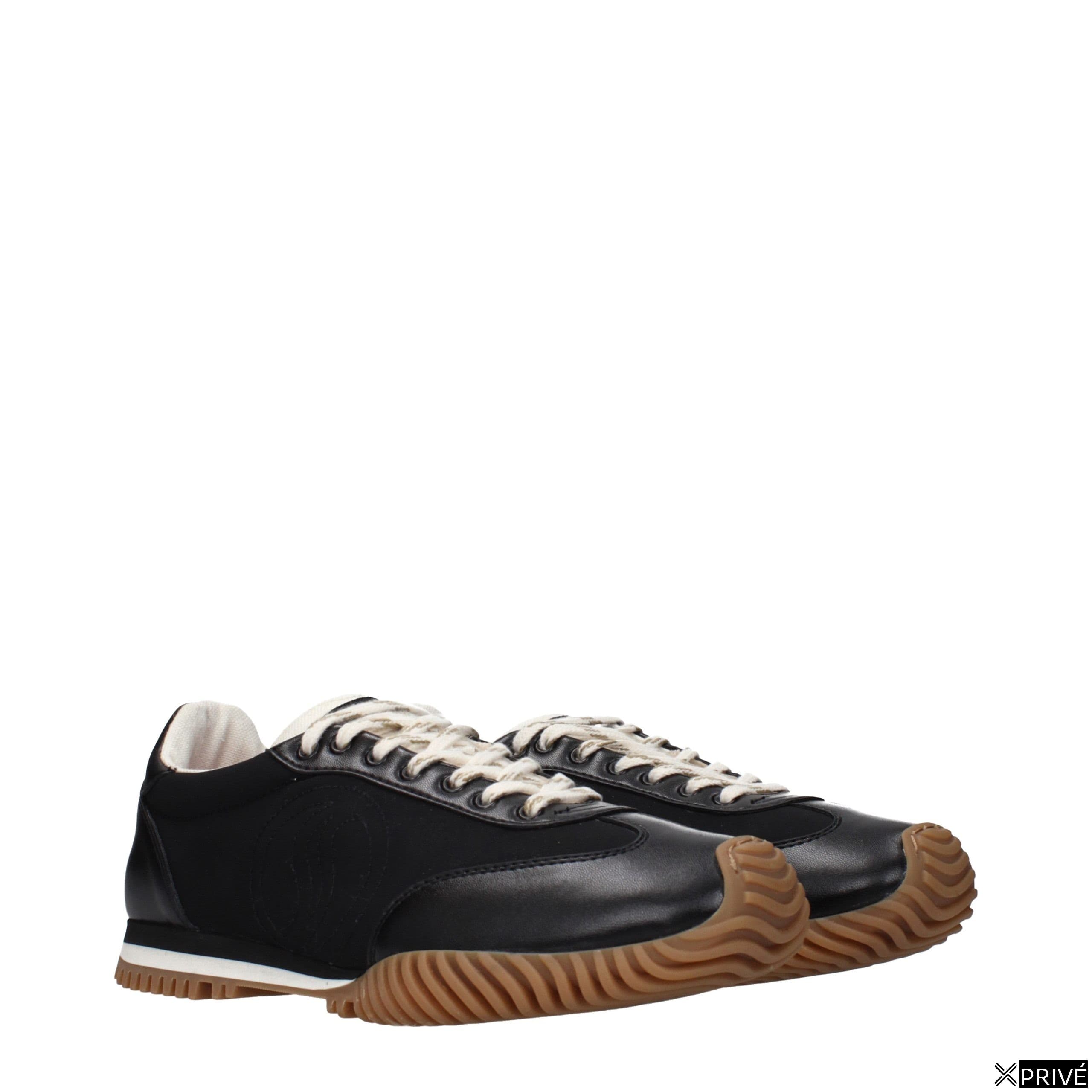 Chaussures de sport noires en Tissu — 2