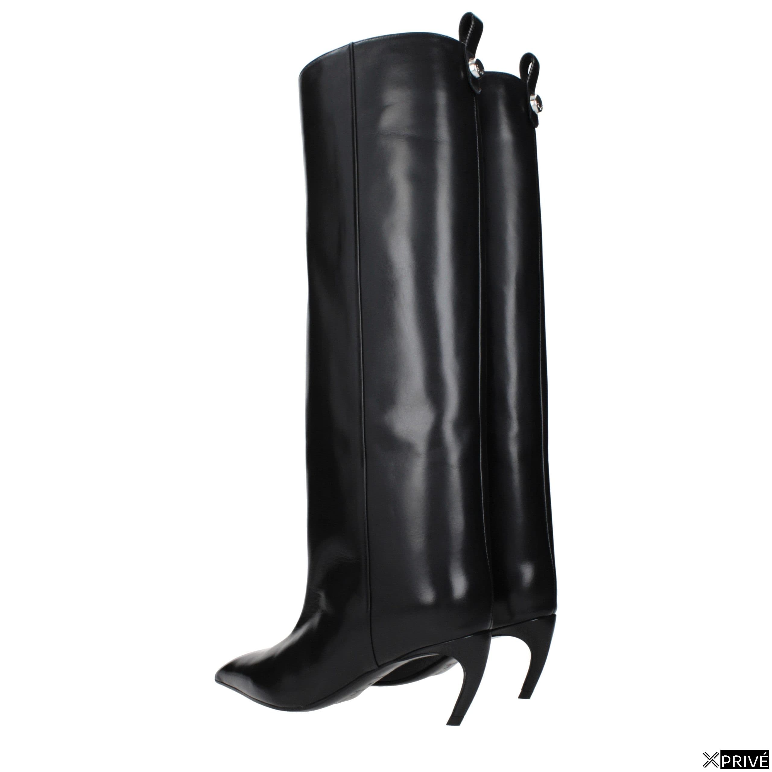 Bottes noires en Cuir — 4