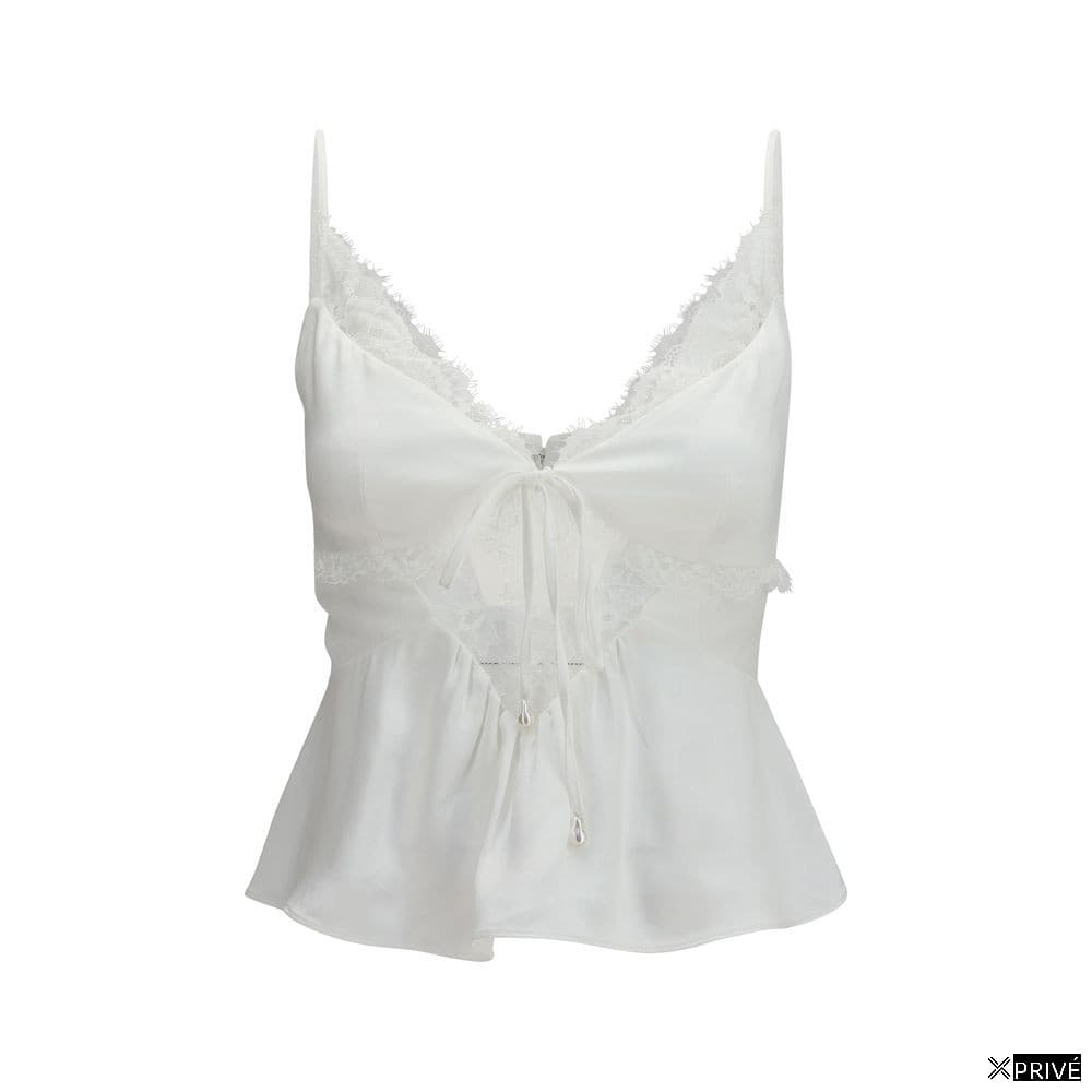 Top blanc en Polyester — 1