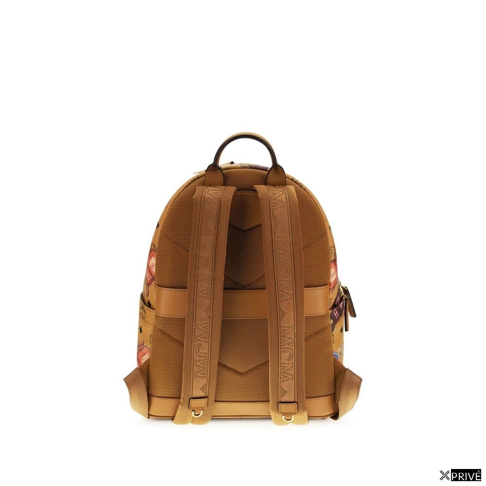 Beige Lamb Ovis Aries Aries Backpack — 2