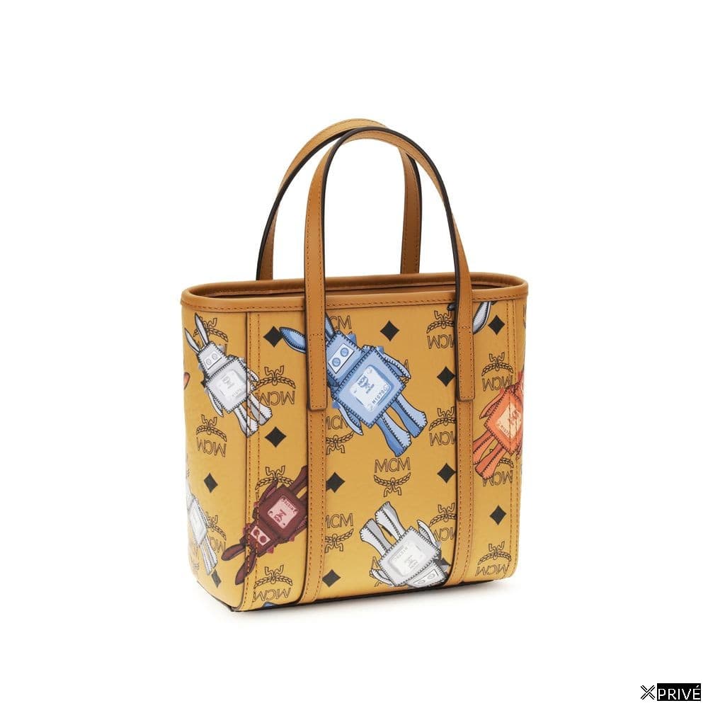 Beige Fabric Shoulder Bag — 3
