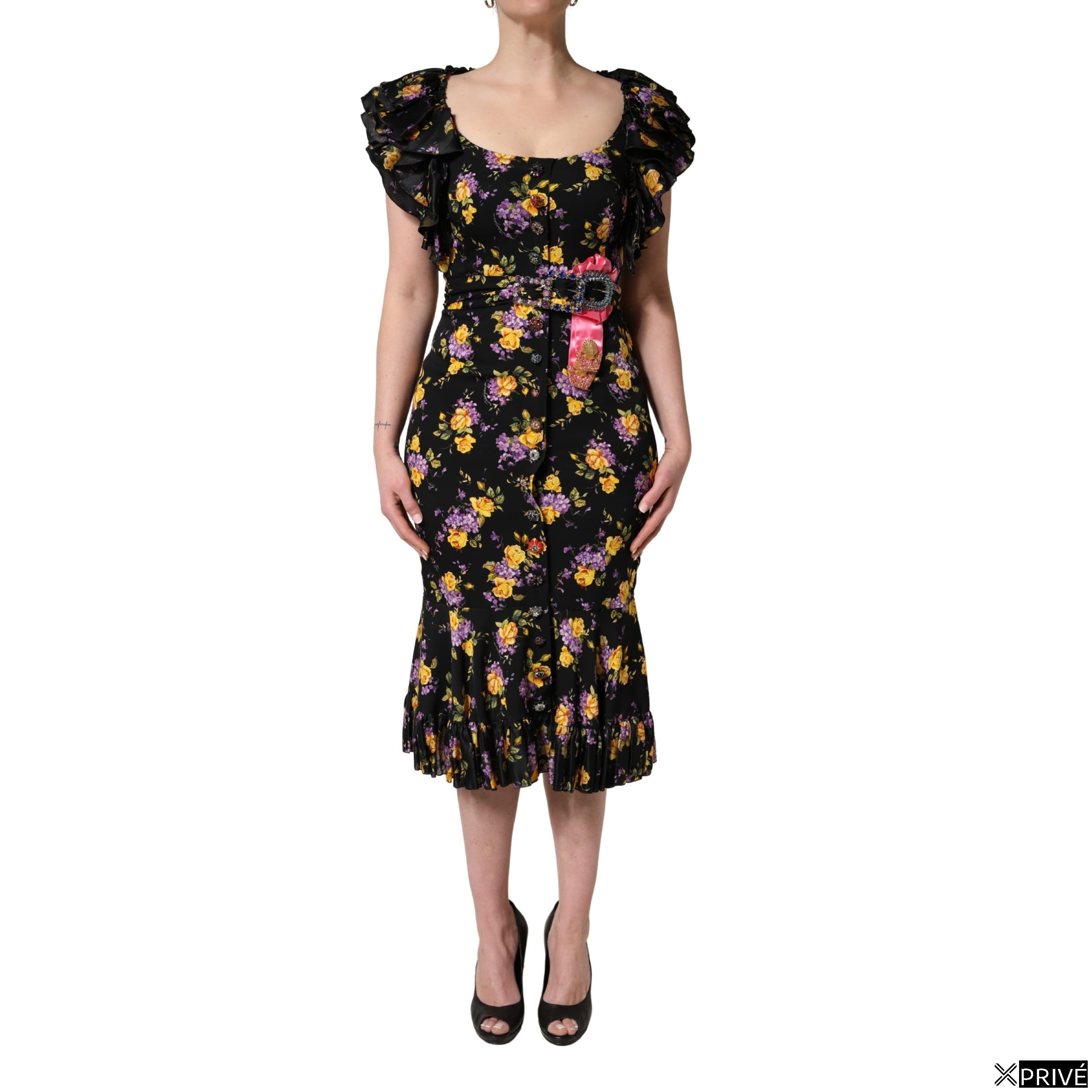 Robe Violet et noir — 1