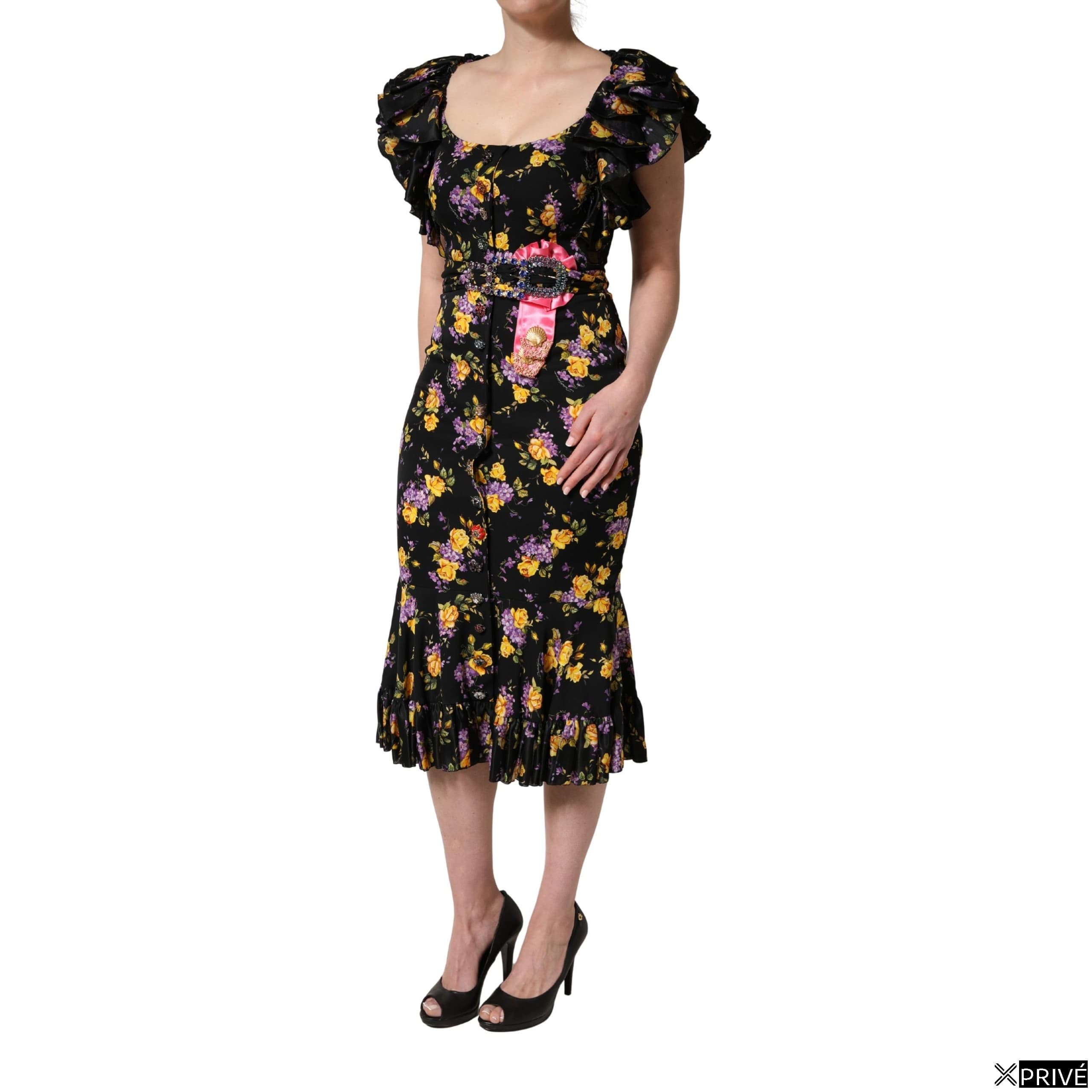 Robe Violet et noir — 3