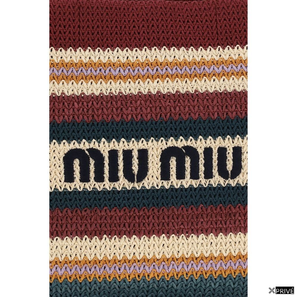 Multicolor Cotton Shoulder Bag — 4