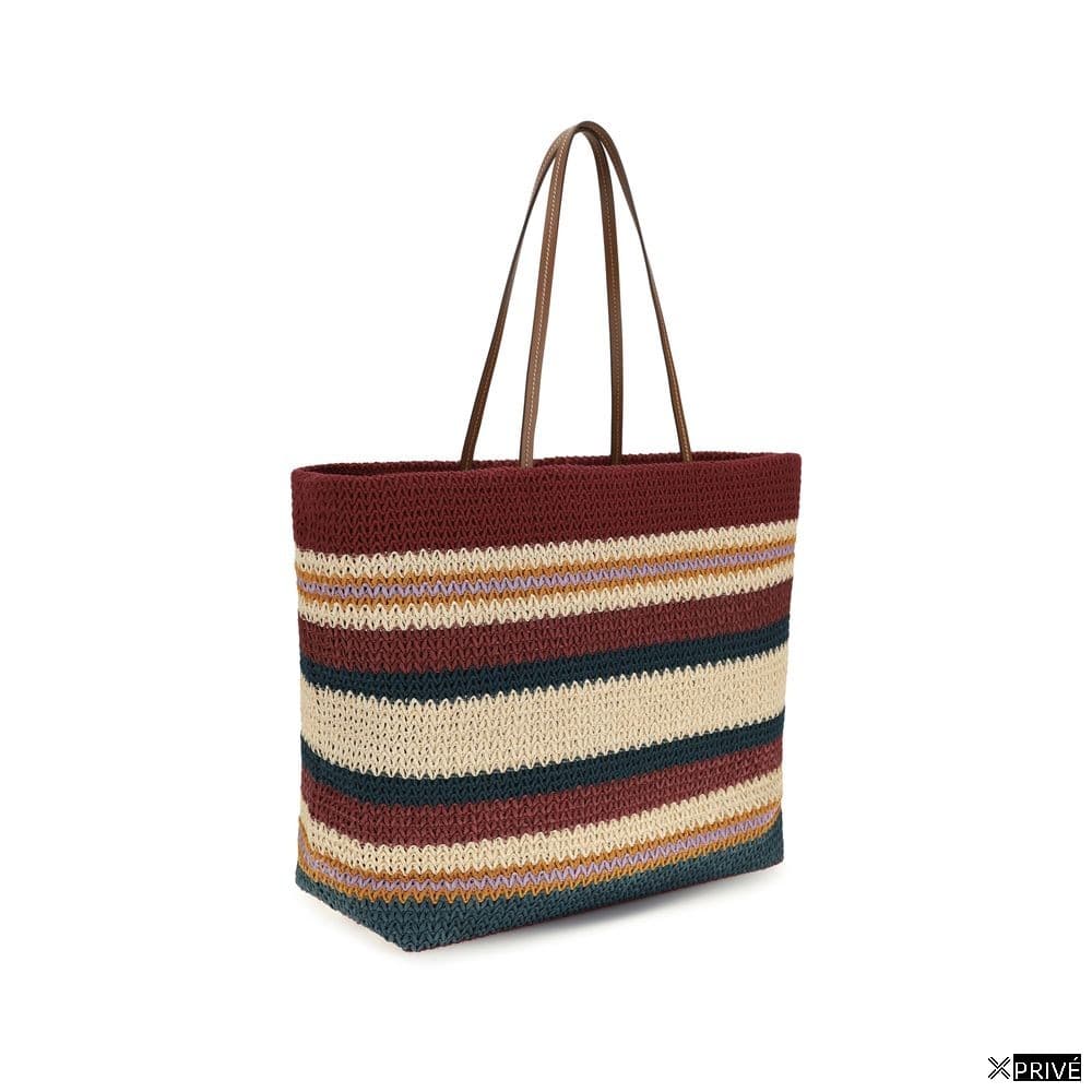 Multicolor Cotton Shoulder Bag — 3