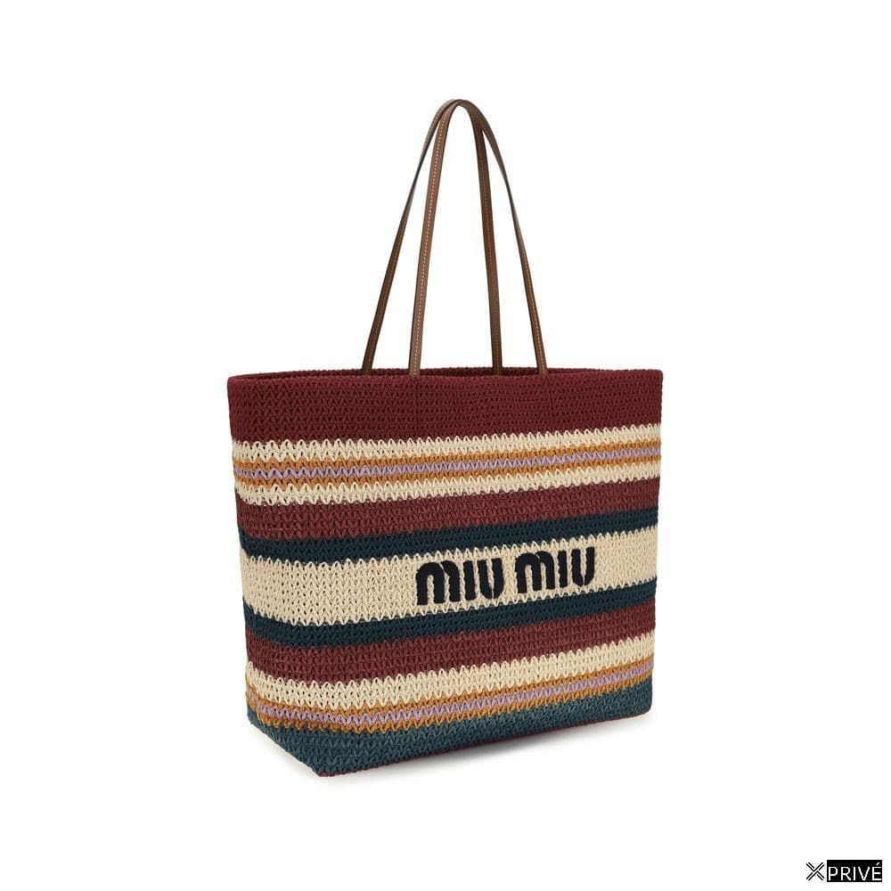 Multicolor Cotton Shoulder Bag — 2