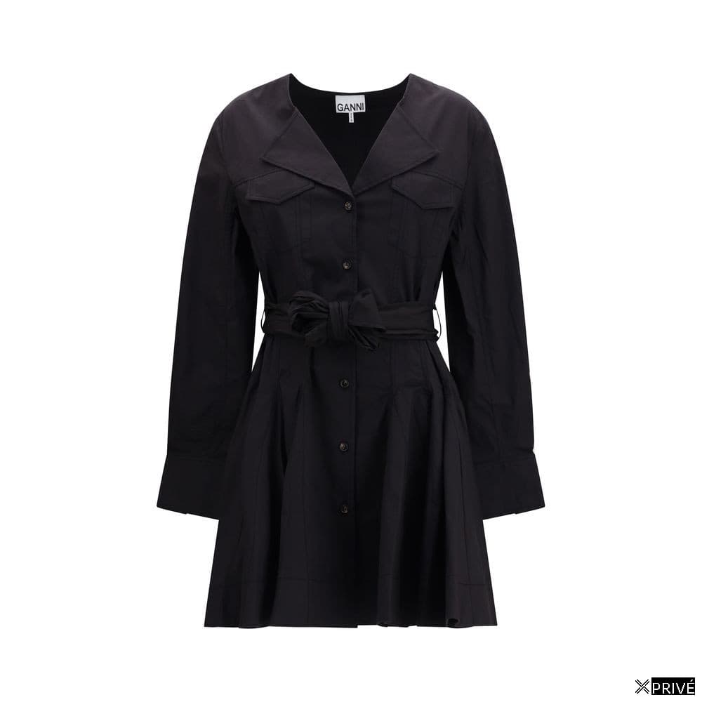 Robe noire en Coton — 1