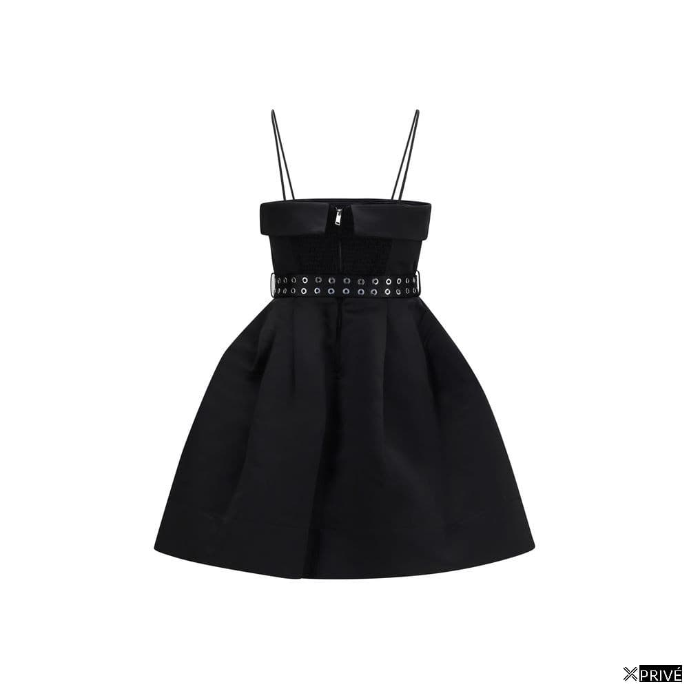 Robe noire en Polyester — 2