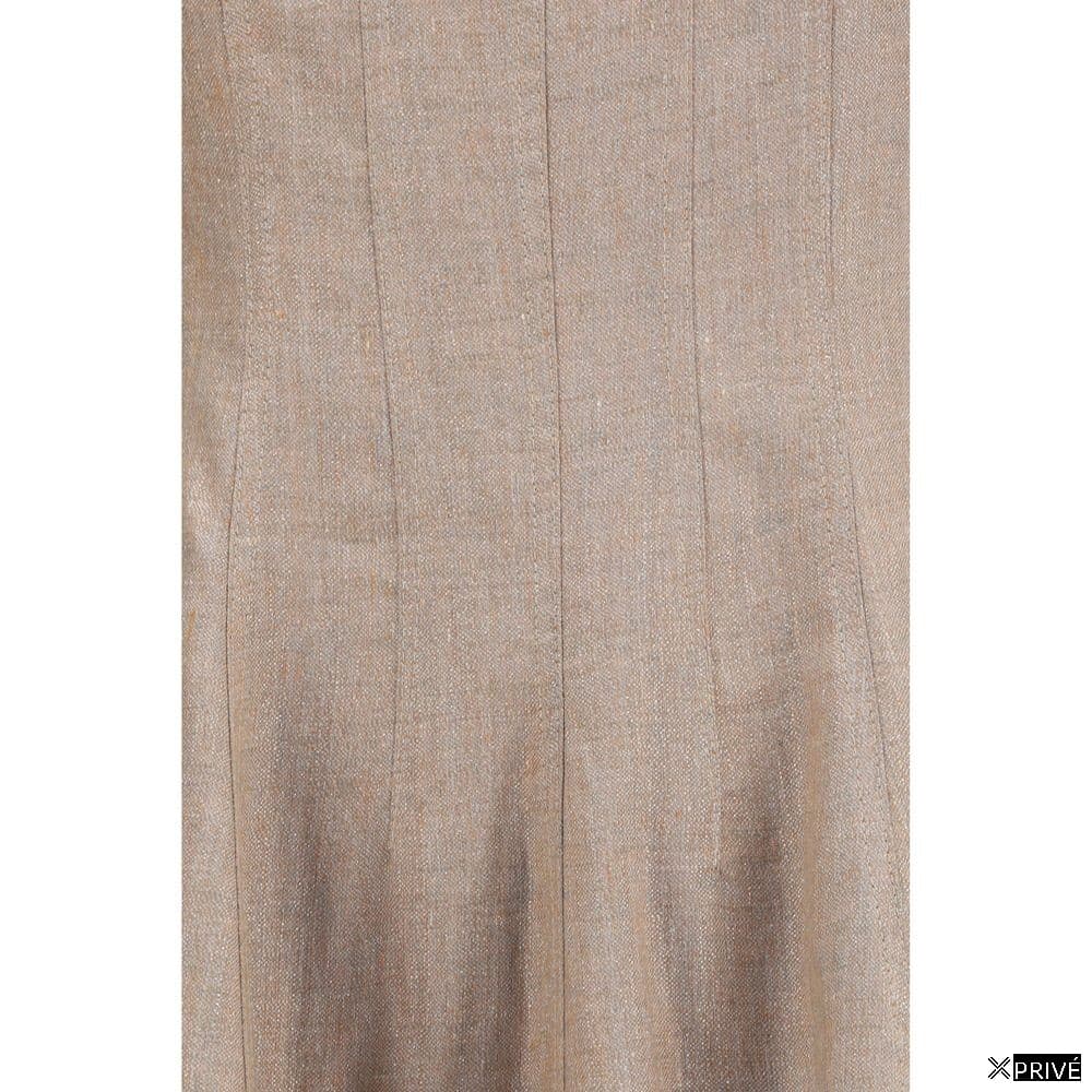 Robe beige en Lin — 3