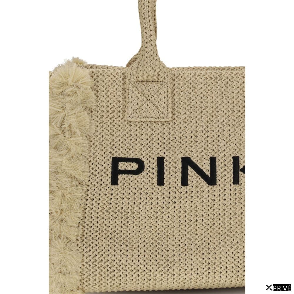 Sac bandoulière beige en Raphia — 4