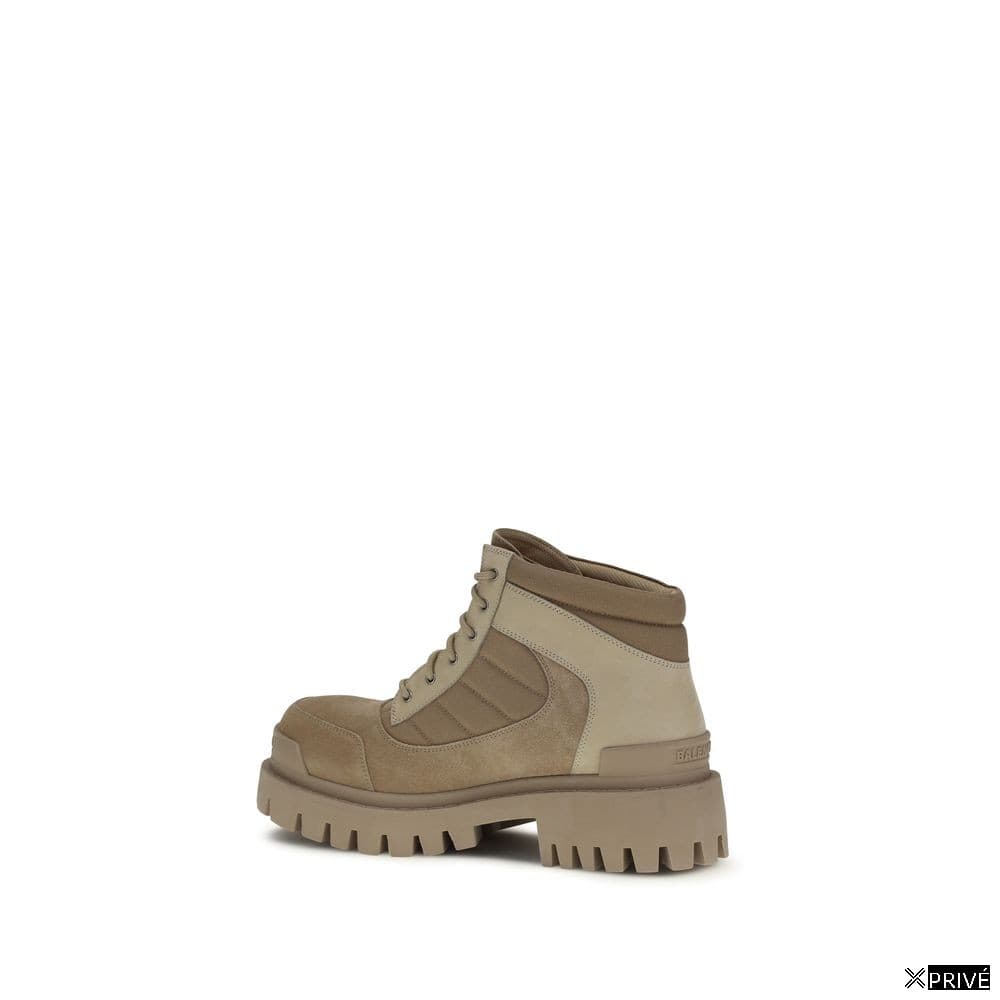 Chaussures de sport beiges en Coton — 3