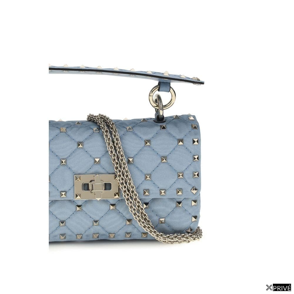 Sac bandoulière bleu en Viscose — 4