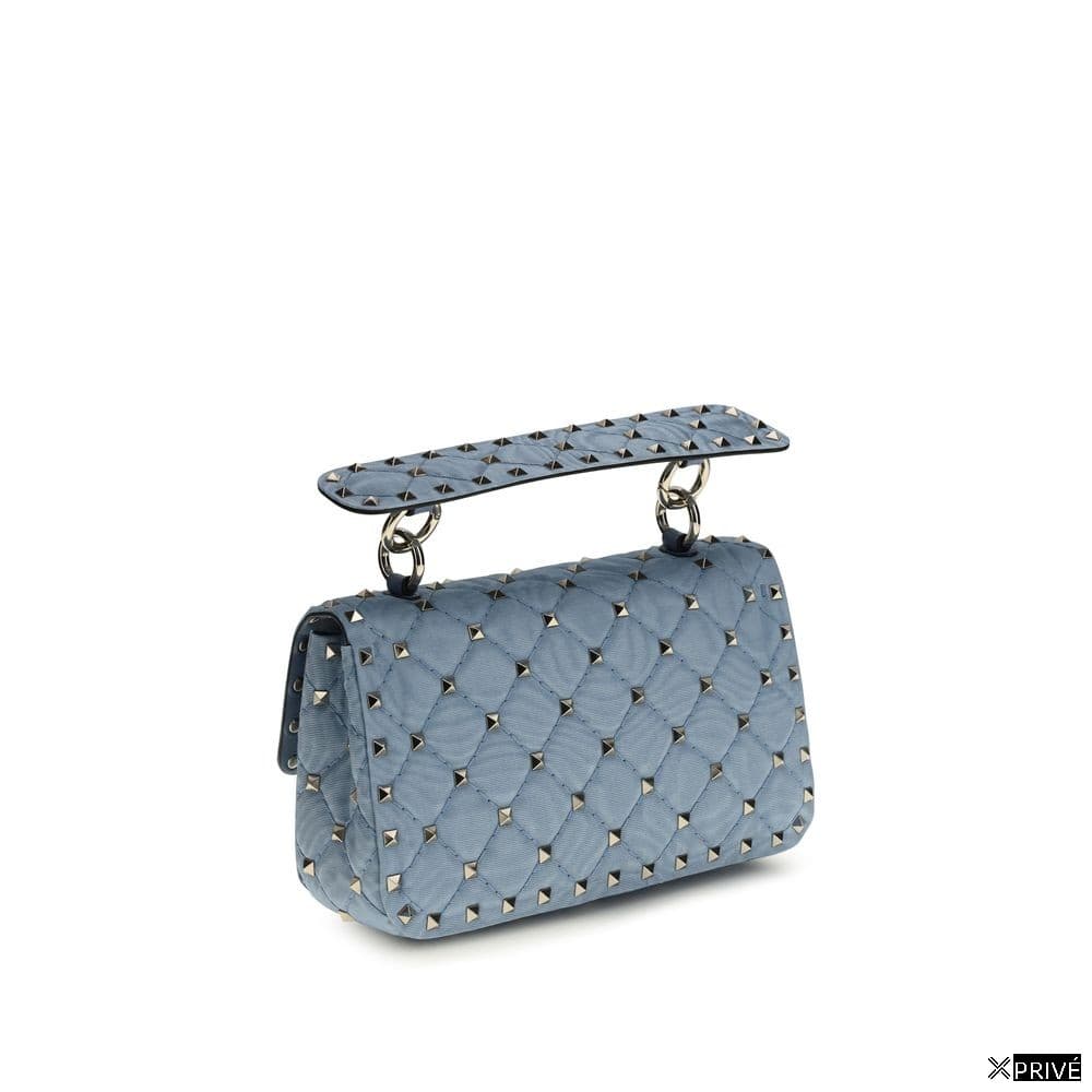 Sac bandoulière bleu en Viscose — 3